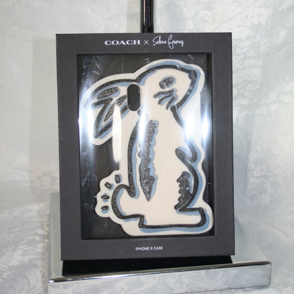 COACH SELENA BUNNY IPHONE X CASE CHALK 39540